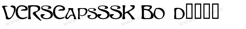 VCRSCapsSSK Bold字体转换